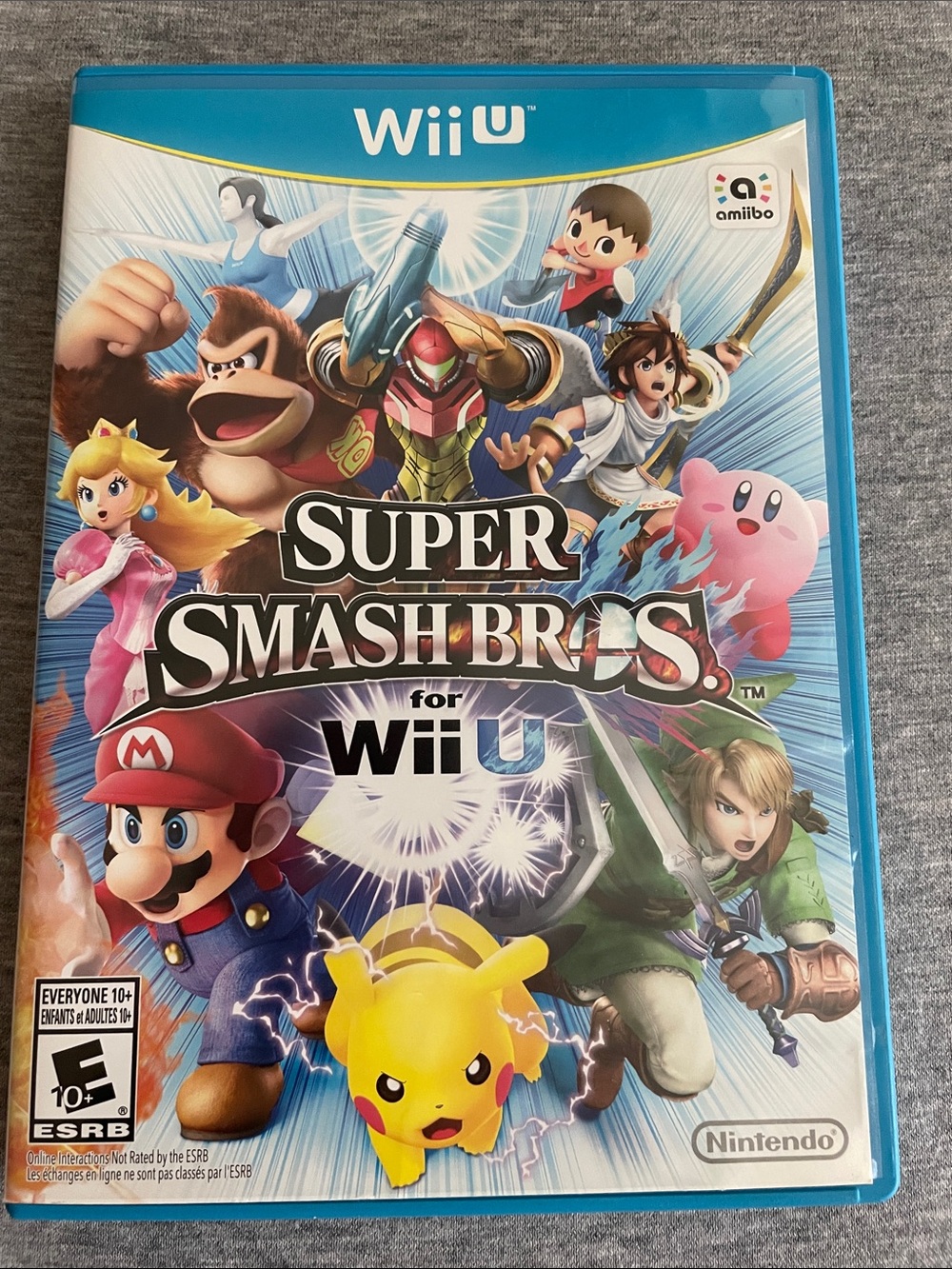 Nintendo Super Smash Bros. for Wii U - Blue Case